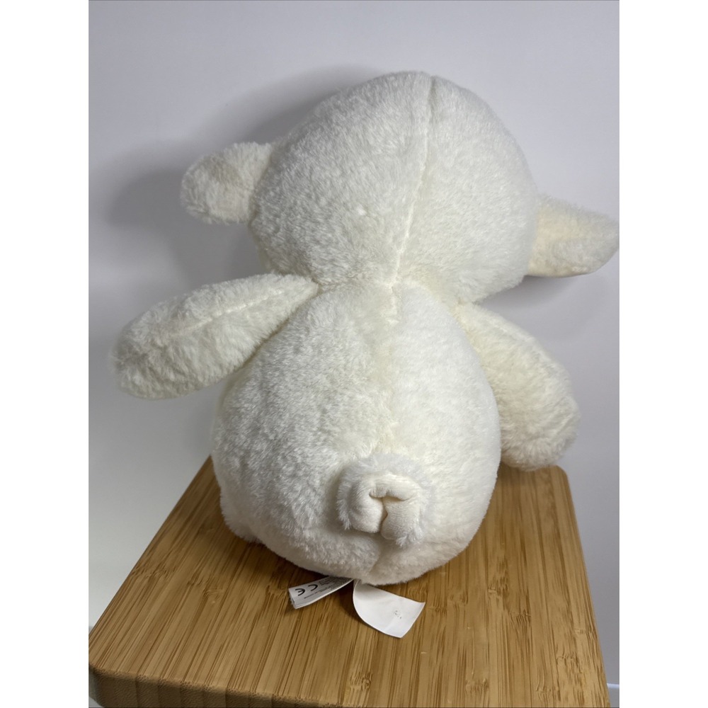 Kelly Toy Baby Lamb Rattle Cream With Embroidered Eyes‎ Plush Stuffed Animal 12" - Picture 6 of 10